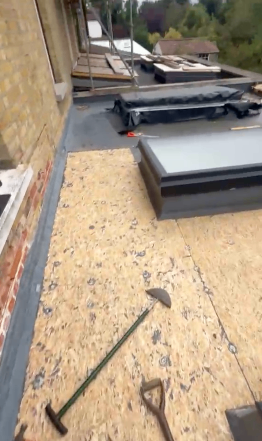 StormRidge flat roofing work in London